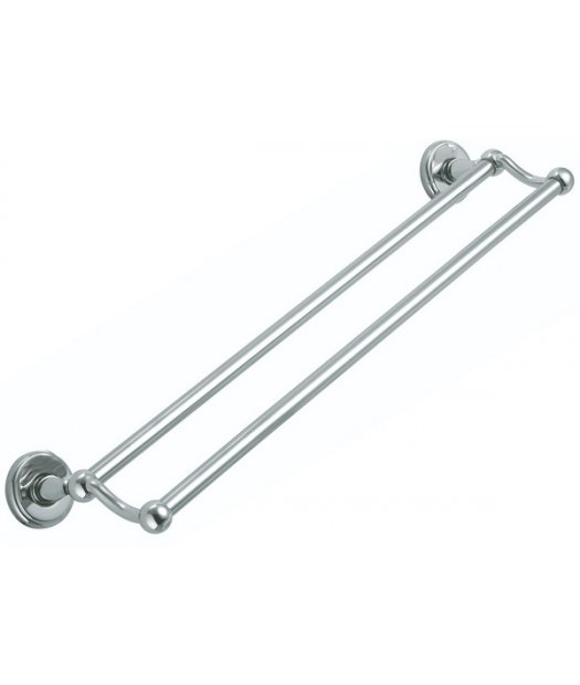 toallero barra adf helena xt-5031 acero inox aisi304 + plafon zinc 60 cms largo